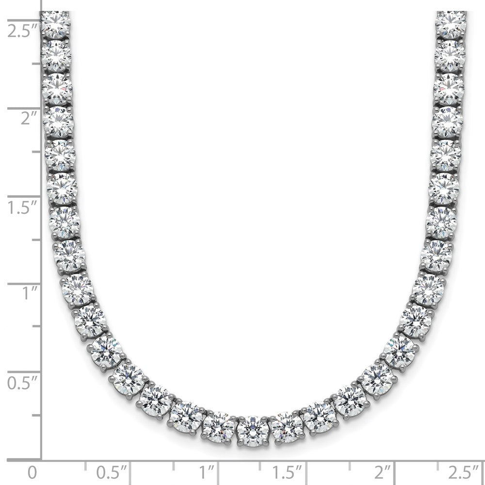 14kw 32 5/8ct Lab Grown Diamond VS/SI+ G+ 18in Straight Tennis Necklace