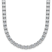 14kw 42 7/8ct Lab Grown Diamond VS/SI+ G+ 24in Straight Tennis Necklace