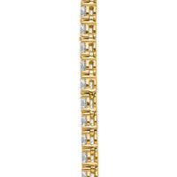 14k 32 5/8ct Lab Grown Diamond VS+ F+ 18in Straight Tennis Necklace