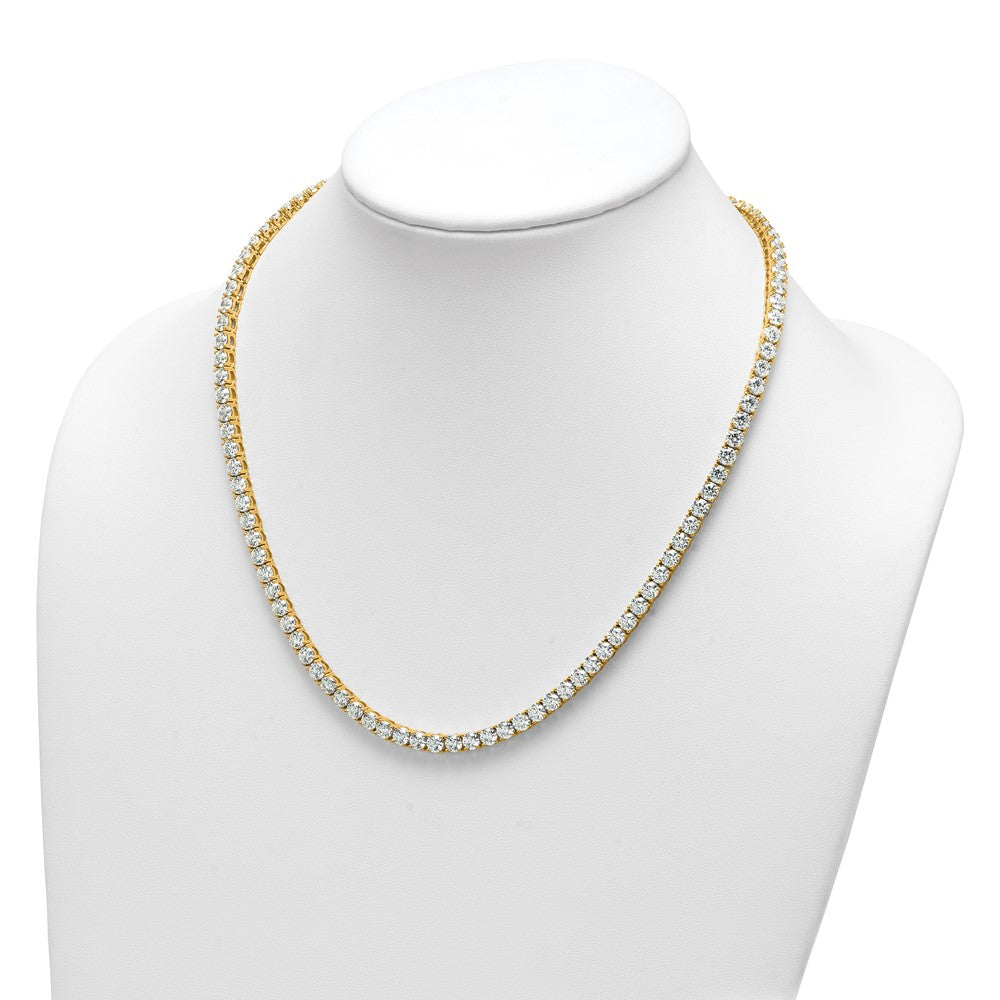 14k 36 1/20ct Lab Grown Diamond VS/SI+ G+ 20in Straight Tennis Necklace