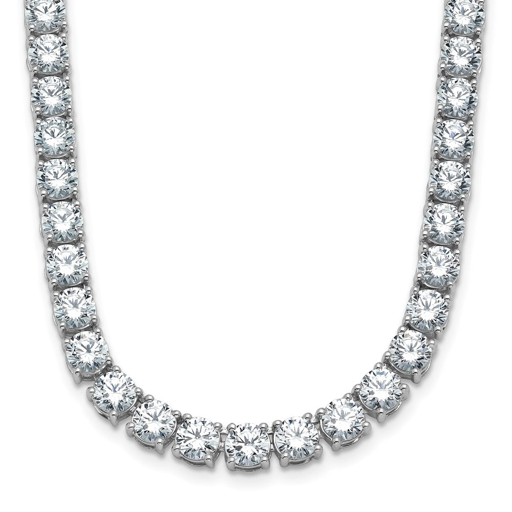 14kw 41 3/4ct Lab Grown Diamond VS+ F+ 22in Straight Tennis Necklace