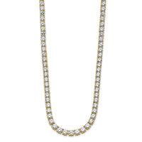 14k 45 1/2ct Lab Grown Diamond VS/SI+ G+ 24in Straight Tennis Necklace