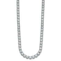 14kw 44ct Lab Grown Diamond VS/SI+ G+ 18in Straight Tennis Necklace