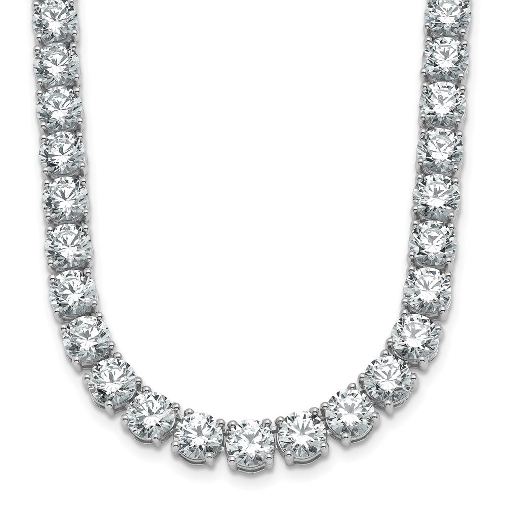 14kw 58 1/3ct Lab Grown Diamond VS/SI+ G+ 24in Straight Tennis Necklace