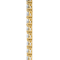 14k 53 7/8ct Lab Grown Diamond VS+ F+ 22in Straight Tennis Necklace