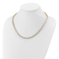 14k 49ct Lab Grown Diamond VS/SI+ G+ 20in Straight Tennis Necklace