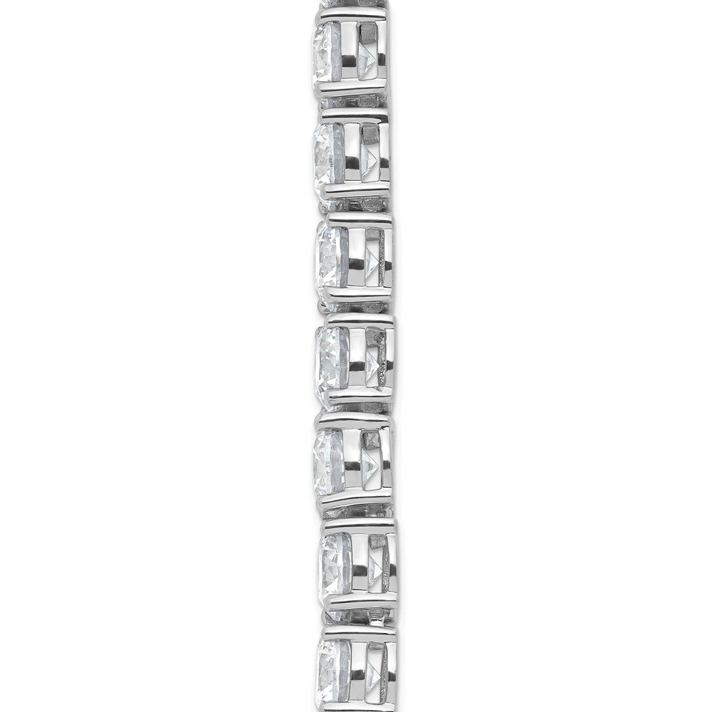 14kw 67ct Lab Grown Diamond VS/SI+ G+ 18in Round Straight Tennis Necklace