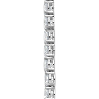 14kw 67ct Lab Grown Diamond VS/SI+ G+ 18in Round Straight Tennis Necklace