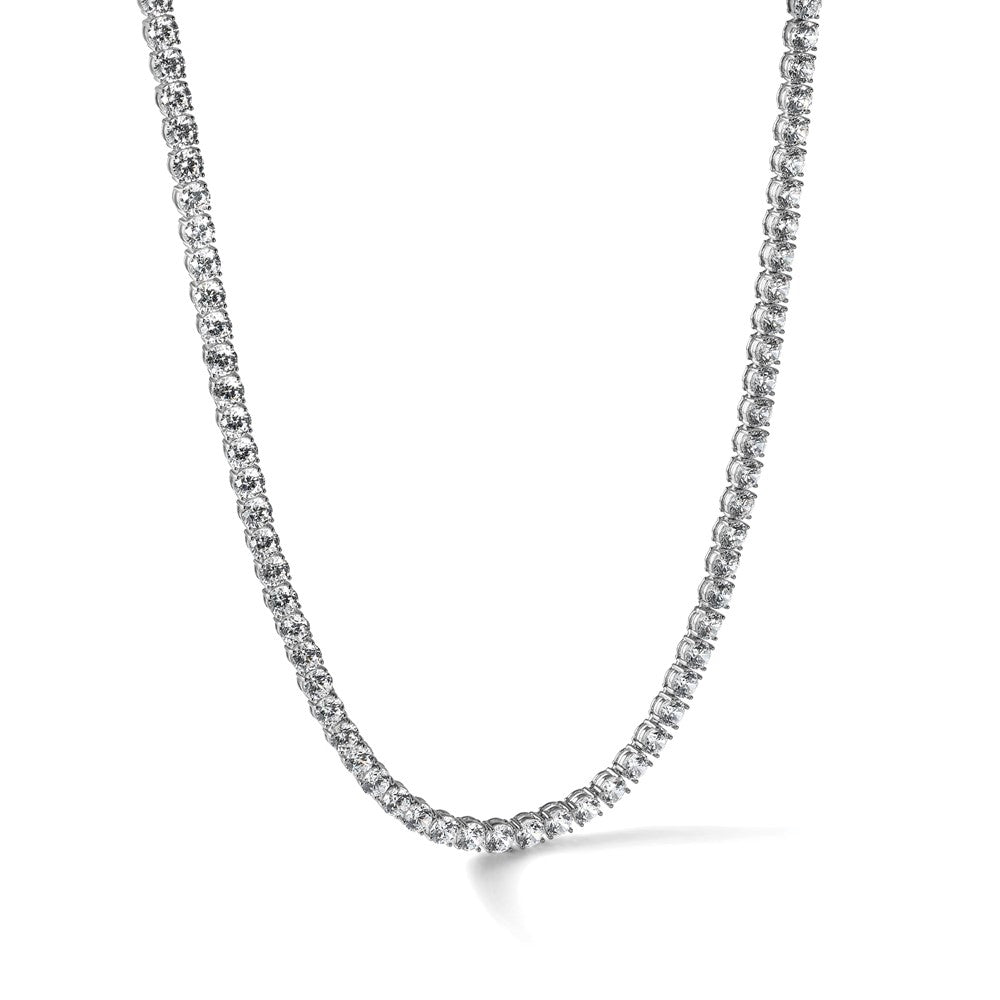 14kw 67ct Lab Grown Diamond VS/SI+ G+ 18in Round Straight Tennis Necklace