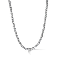 14kw 67ct Lab Grown Diamond VS/SI+ G+ 18in Round Straight Tennis Necklace