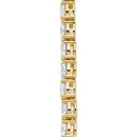 14k 67ct Lab Grown Diamond VS/SI+ G+ 18in Round Straight Tennis Necklace
