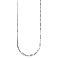 14kw 5 3/8ct Lab Grown Diamond VS/SI+ G+ 18in Graduated Tennis Necklace