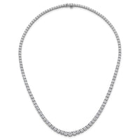 14kw 18 7/8ct Lab Grown Diamond VS/SI+ G+ 18in Graduated Tennis Necklace