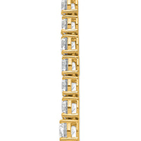 14k 50 7/8ct Lab Grown Diamond VS/SI+ G+ 20in Graduated Tennis Necklace