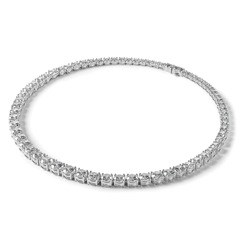 14kw 100 3/4ct Lab Grown Diamond VS+ F+ 20in Graduated Tennis Necklace