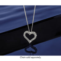 14kw 1ct Lab Grown Diamond VS/SI+ G+ Complete 18in Heart Necklace