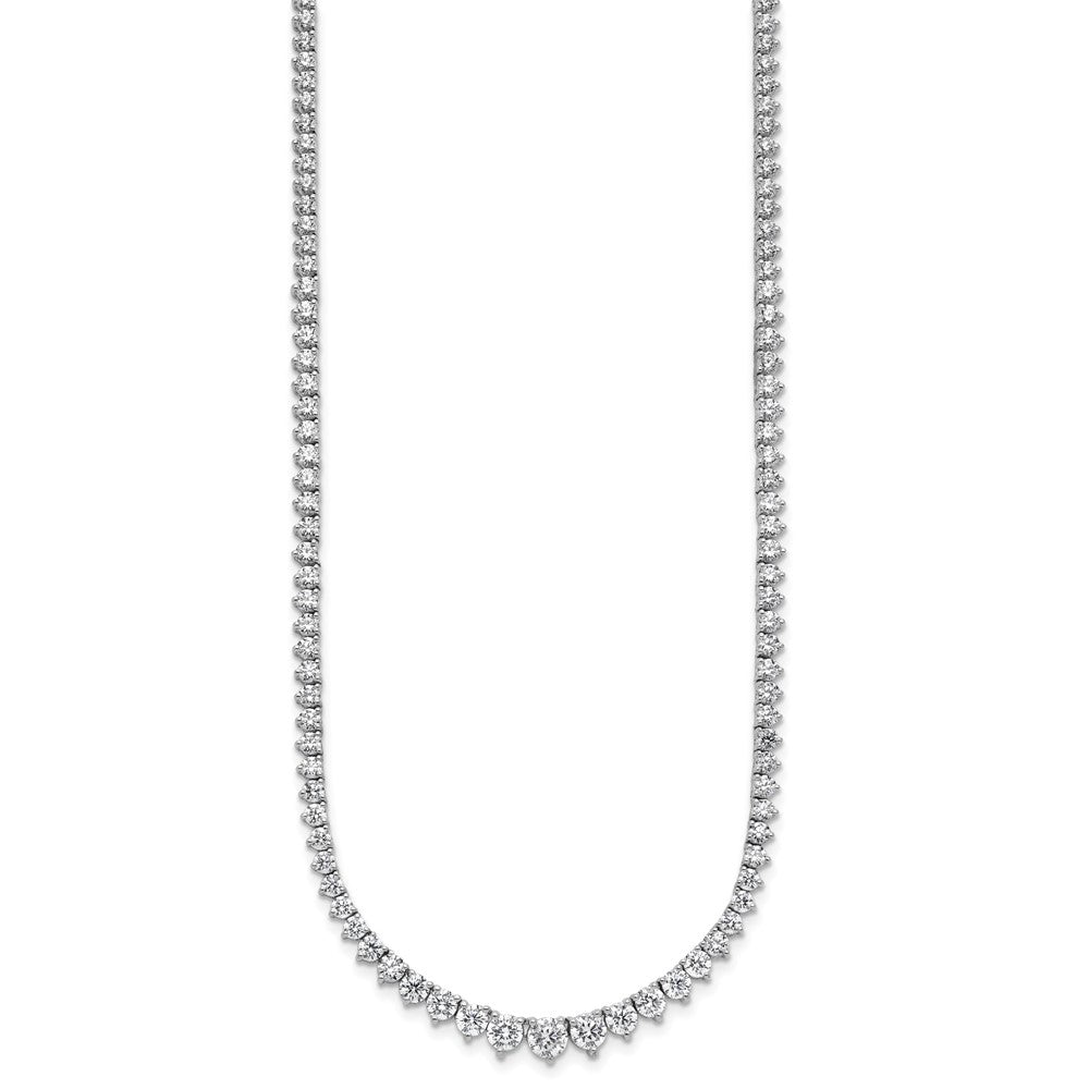 14kw 11 5/8ct Lab Grown Diamond VS+ F+ 20in Grad Tennis Necklace