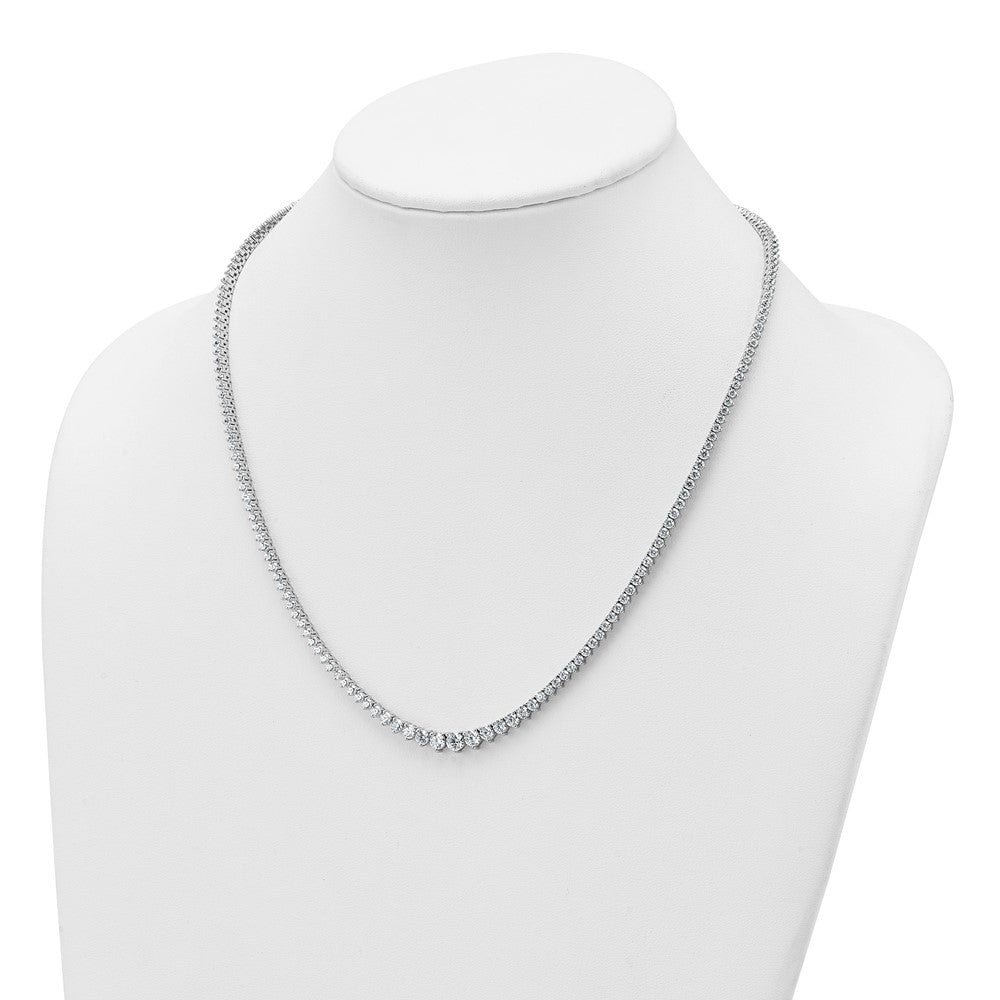 14kw 11 5/8ct Lab Grown Diamond VS+ F+ 20in Grad Tennis Necklace