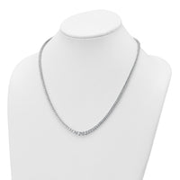 14kw 11 5/8ct Lab Grown Diamond VS+ F+ 20in Grad Tennis Necklace