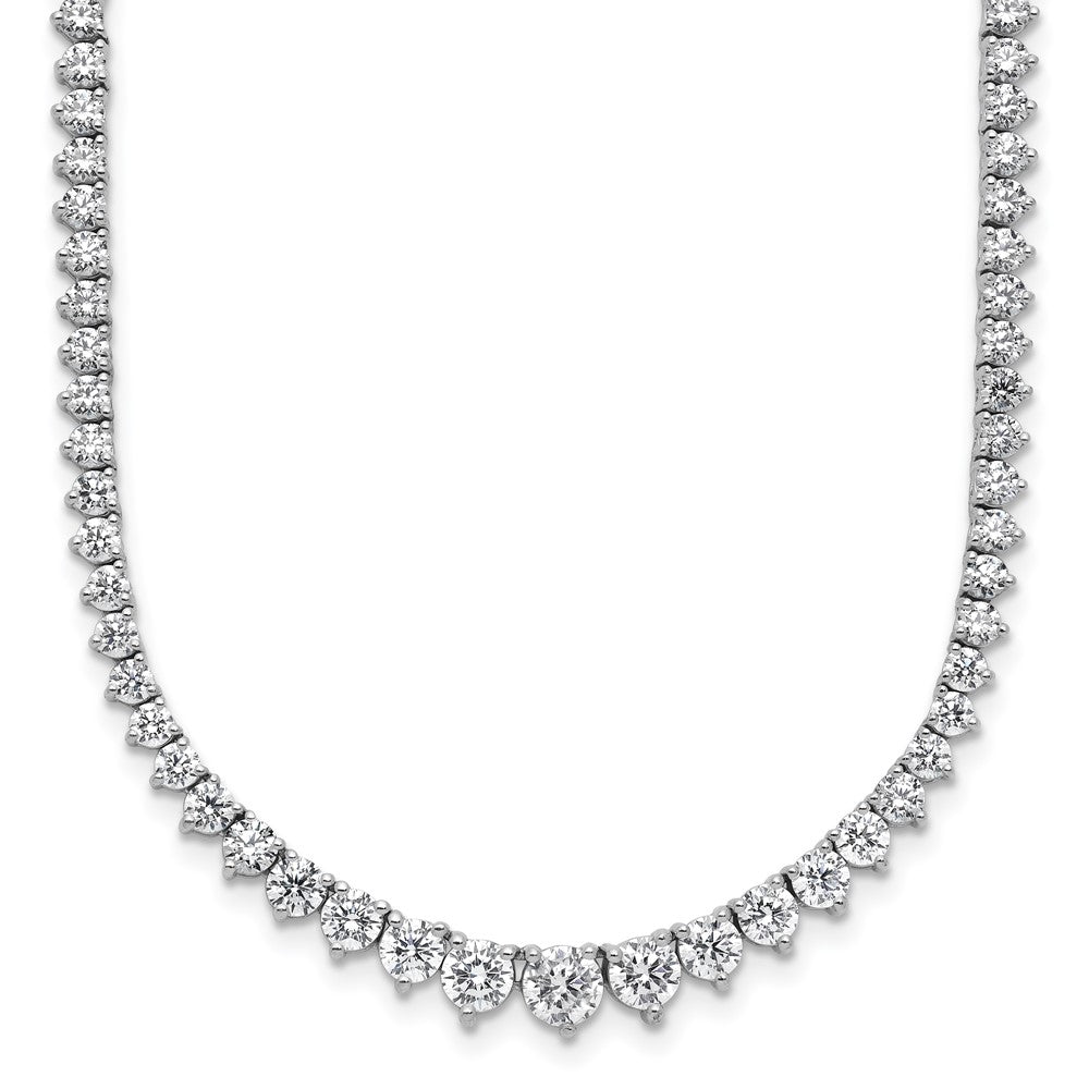 14kw 11 5/8ct Lab Grown Diamond VS/SI+ G+ 20in Grad Tennis Necklace