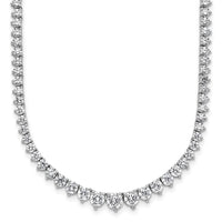 14kw 11 5/8ct Lab Grown Diamond VS/SI+ G+ 20in Grad Tennis Necklace