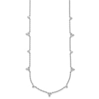 14kw 1 3/4ct Lab Grown Diamond VS/SI+ G+ Comp 11 Station 18in Necklace