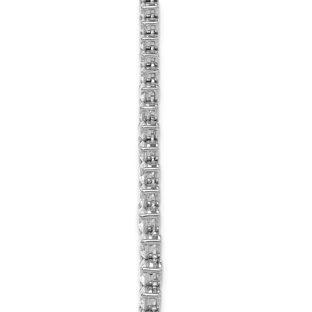 14kw 16 1/3ct Lab Grown Diamond VS+ F+ 18in Grad Tennis Necklace
