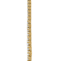 14k 16 1/3ct Cert Lab Grown Diamond VS+ F+ 18in Grad Tennis Necklace