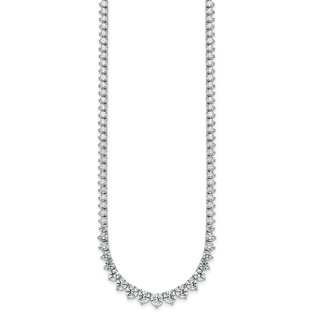 14kw 17 1/3ct Lab Grown Diamond VS+ F+ 20in Grad Tennis Necklace