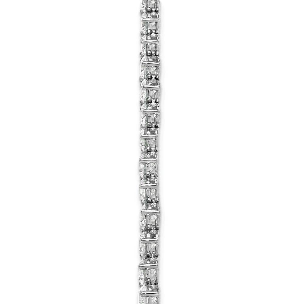 14kw 27 3/4ct Lab Grown Diamond VS/SI+ G+ 20in Graduated Tennis Necklace