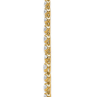 14k 11 1/15ct Lab Grown Diamond VS/SI+ G+ 20in Graduated Tennis Necklace