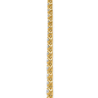 14k 14 7/8ct Cert Lab Grown Dia VS/SI+ G+ 18in Grad Layered Tennis Necklace