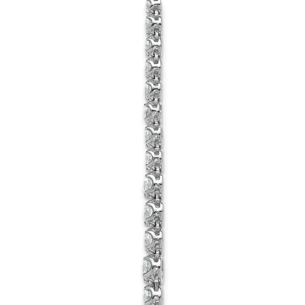 14kw 15 1/2ct Cert Lab Grown Dia VS+ F+ 20in Grad Layered Tennis Necklace