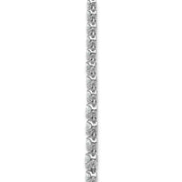 14kw 15 1/2ct Cert Lab Grown Dia VS+ F+ 20in Grad Layered Tennis Necklace