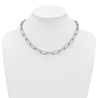 TO 14kw 8 5/8ct Lab Grown Diamond VS+ F+ 18in Comp. Link Necklace