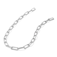 TO 14kw 8 5/8ct Lab Grown Diamond VS+ F+ 18in Comp. Link Necklace