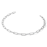 TO 14kw 8 5/8ct Lab Grown Diamond VS+ F+ 18in Comp. Link Necklace