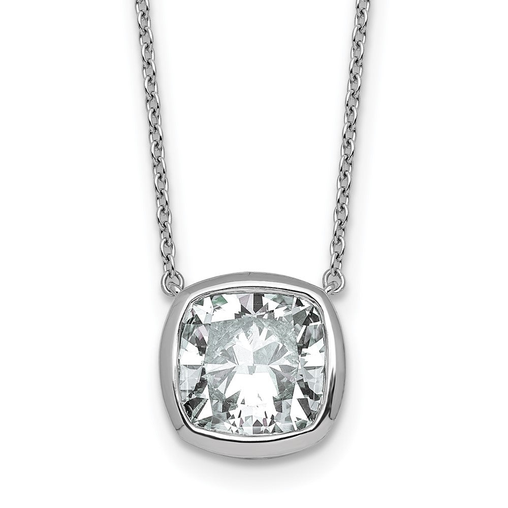 14kw 4ct Cushion Bezel Pendant Mounting