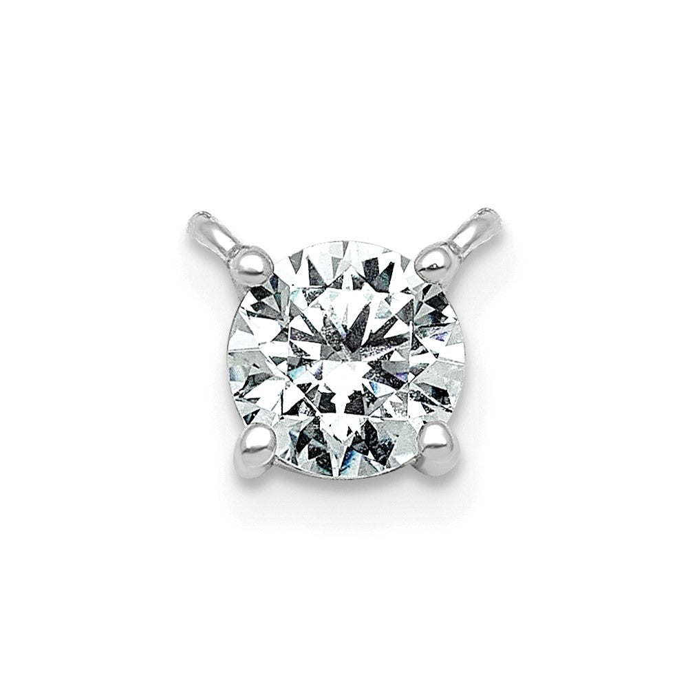 14kw 1/4ct Lab Grown Dia VS+ F+ Comp 4 Prong Pendant