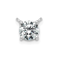 14kw 1/4ct Lab Grown Dia VS+ F+ Comp 4 Prong Pendant