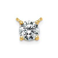 14ky 1/4ct Round 4 Prong Pendant Mounting