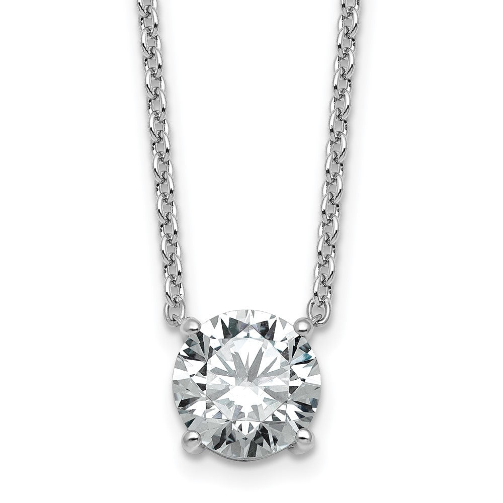 14kw 2 1/2ct Round 4 Prong Pendant Mounting
