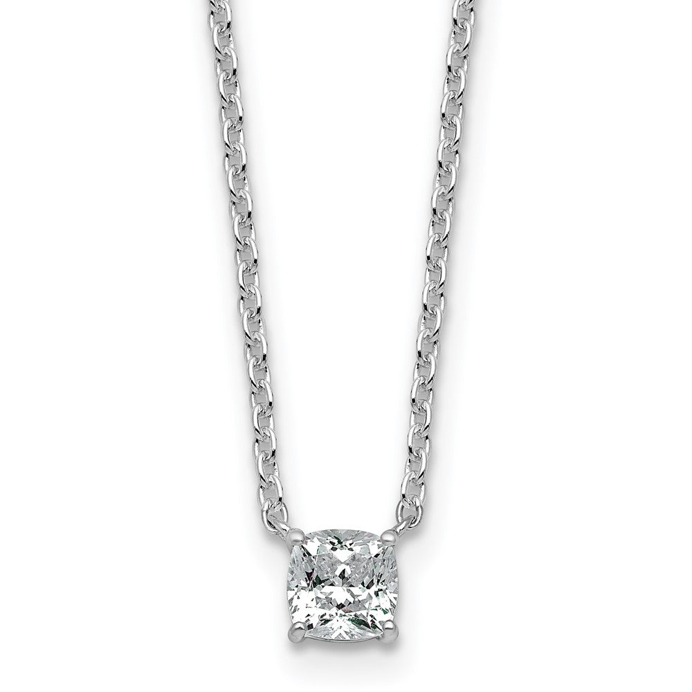 14kw 1/2ct Cushion 4 Prong Pendant Mounting