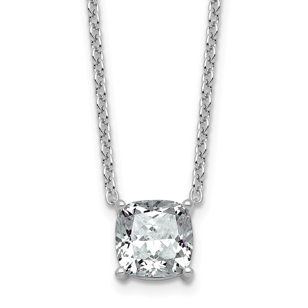 14kw 3ct Cushion 4 Prong Pendant Mounting