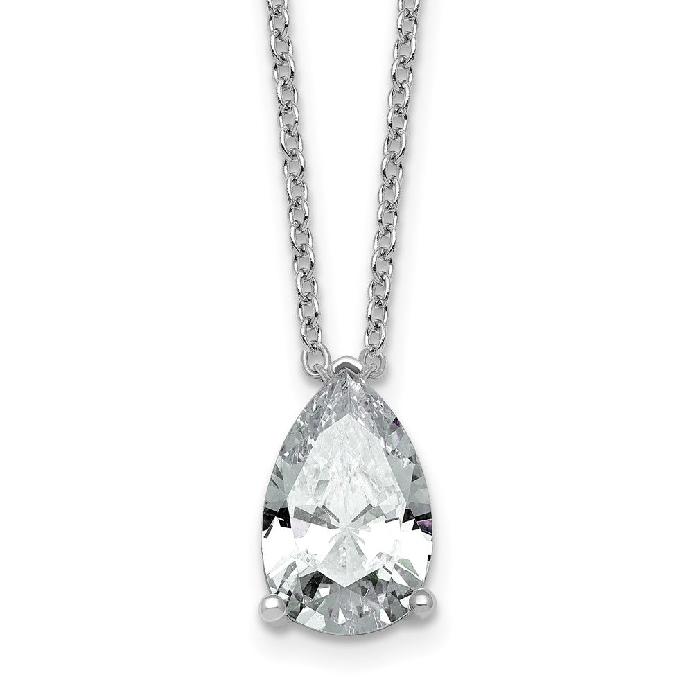14kw 4ct Radiant 3 Prong Pendant Mounting