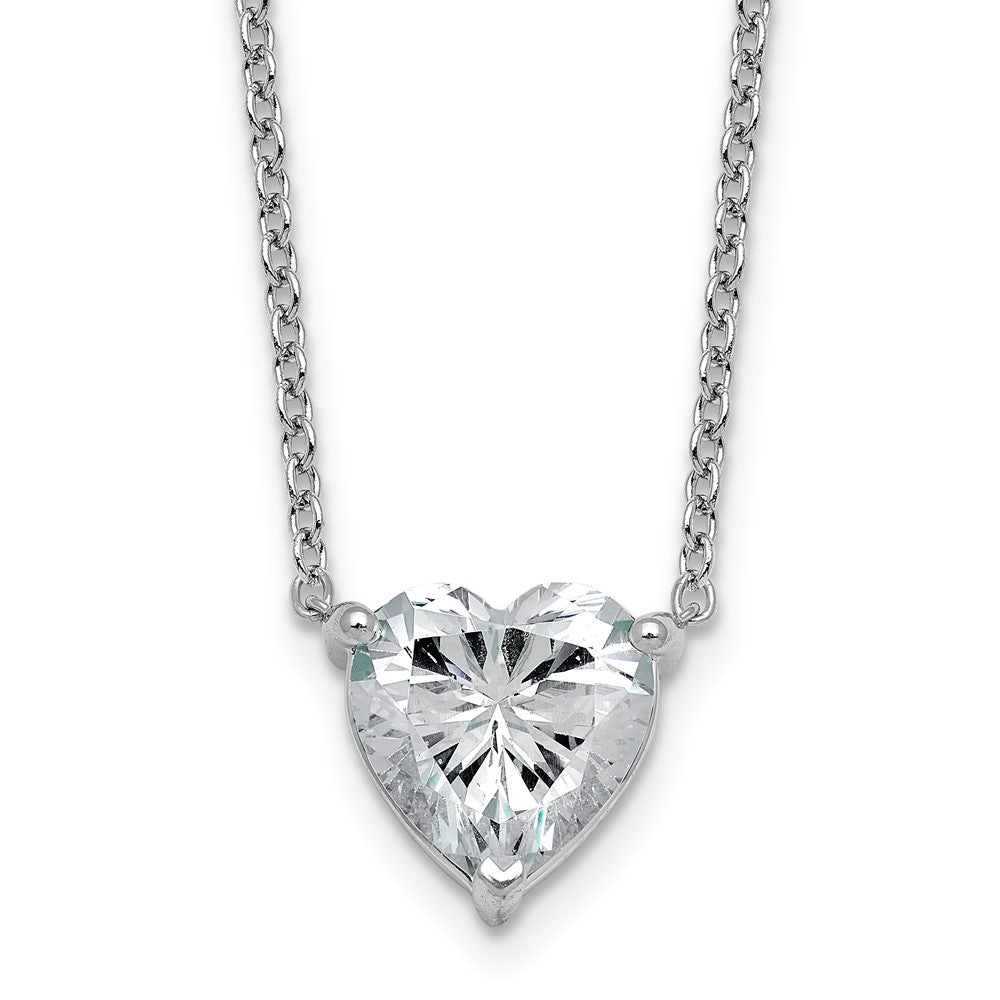 14kw 4ct Heart 3 Prong Pendant Mounting