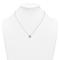 14kw 1ct Lab Grown Diamond VS+ F+ Comp 18in 3 Stone Necklace