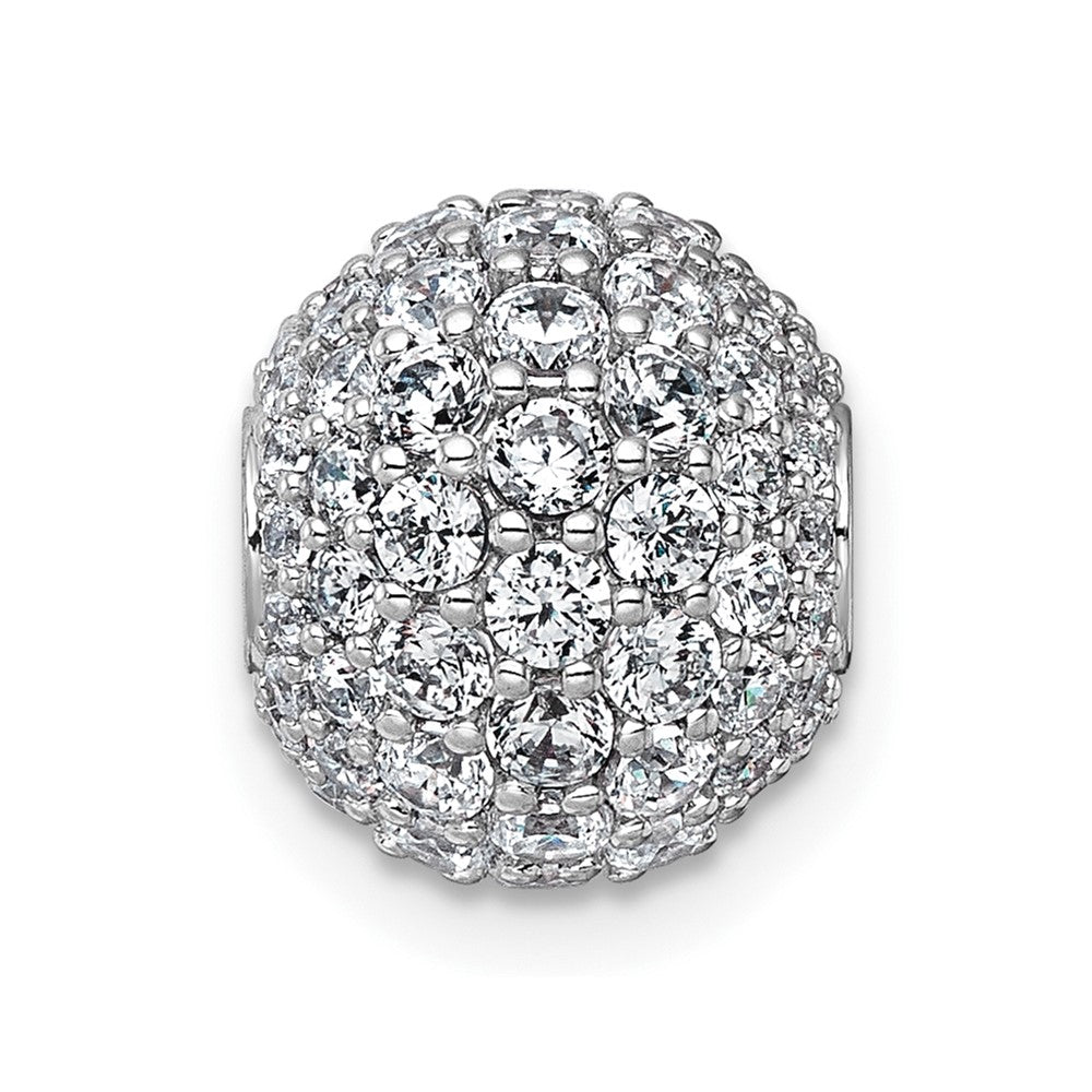14kw 1 7/8ct Lab Grown Diamond VS+ F+ Complete Sphere Slide Pendant