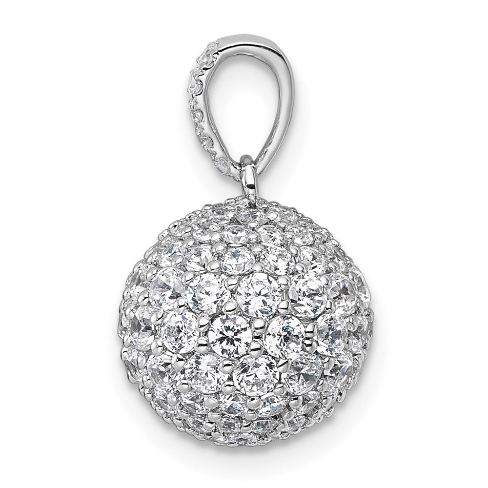 14kw 2 1/8ct Lab Grown Diamond VS+ F+ Complete Sphere Pendant