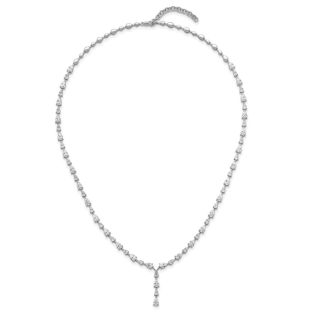 14kw 10 1/3ct Lab Grown Diamond VS+ F+ 18in Fashion Tennis Necklace